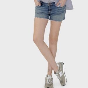 Hatch maternity current/elliot cut off 28 Medium Wash Frayed Hem Denim Shorts